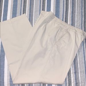 Talbots stretch khaki pants